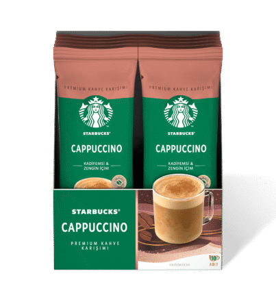 Starbucks cappuccino instant coffee powder sachets