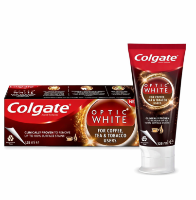 colgate toothpaste tea,tobacco users