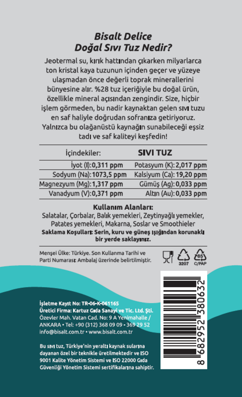 BiSalt Liquid Salt Spray 5.07 fl oz (150 ml), Unrefined Natural Source Salt, Additive-Free, Easy Spray Bottle for Salads, Soups, Eggs, Meat, Chicken, Fish and Vegetables - Image 3