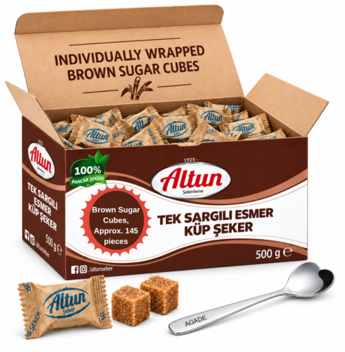 Brown Sugar Cubes, Approx. 145 (1)